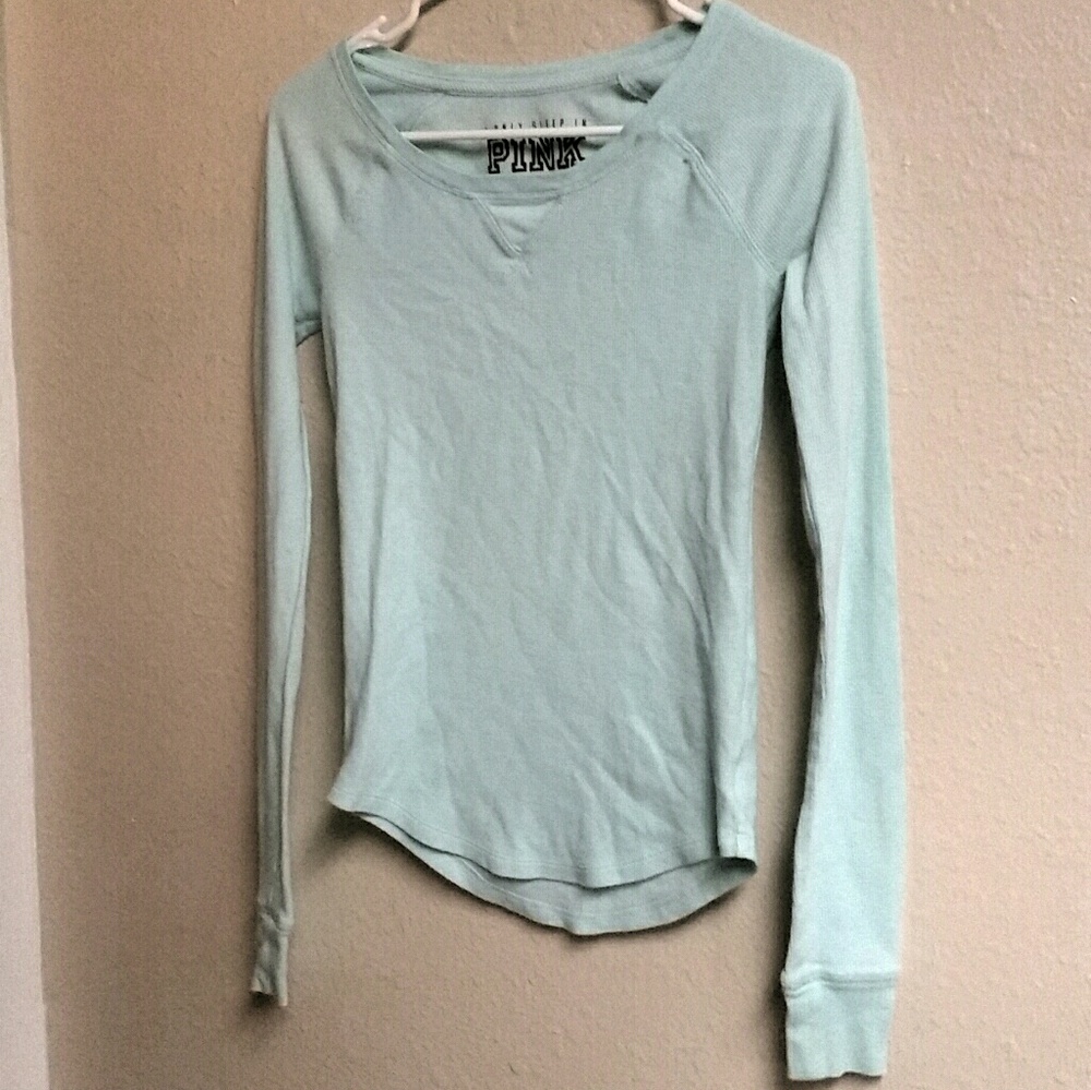 PINK Victoria's Secret long sleeve sleep shirt